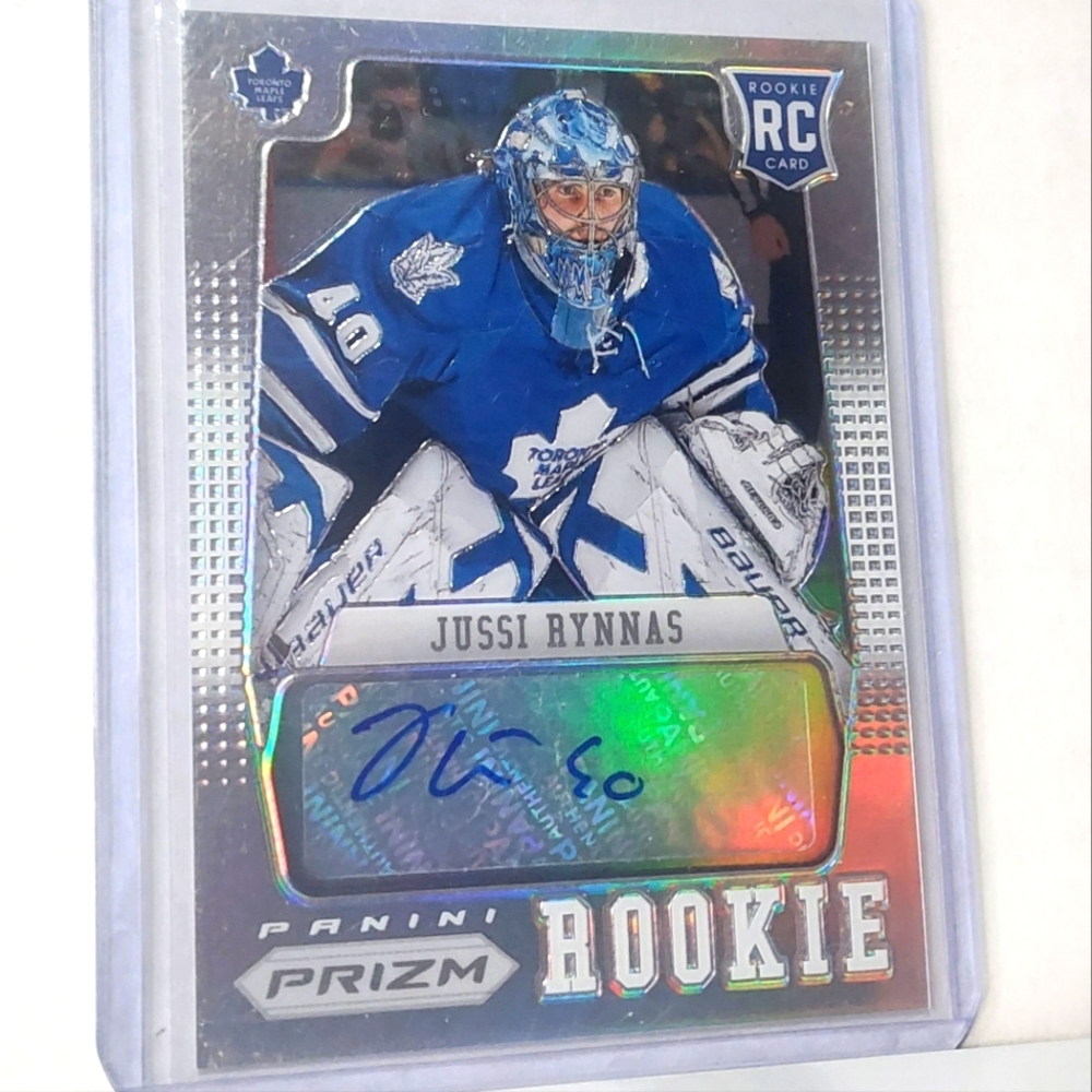 Jussi Ryannas Panini Prizm 2012/13 Rookie Anthology Card Toronto Maple Leafs
